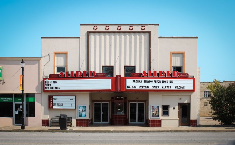 Exterior of the Allred Theater