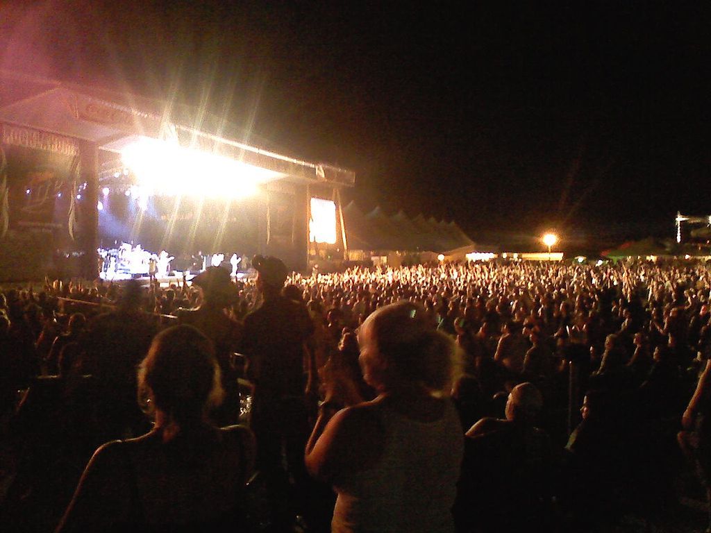 A concert at Rocklahoma