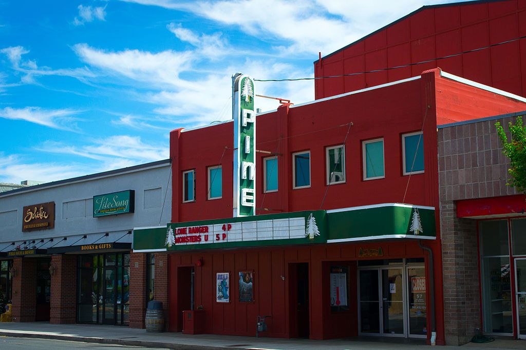 Exterior of Pine Theater