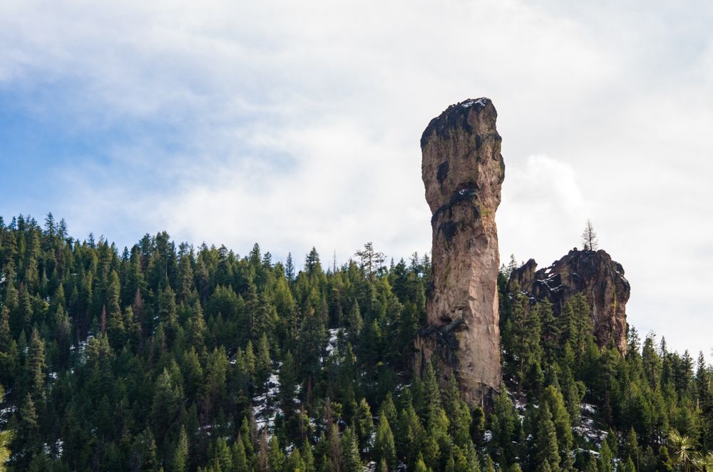 Scenic view of Steins Pillar