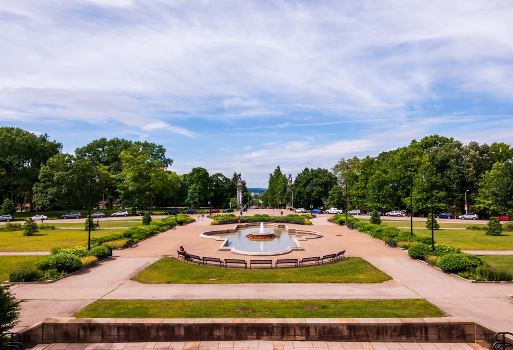 Scenic view of Highland Park