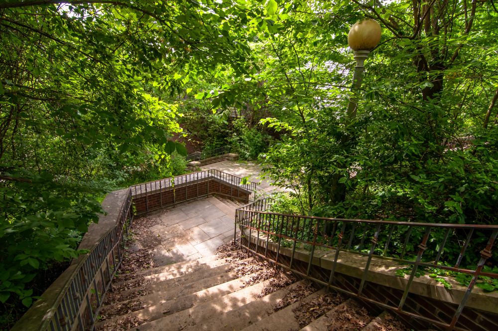 Steps at Highland Park