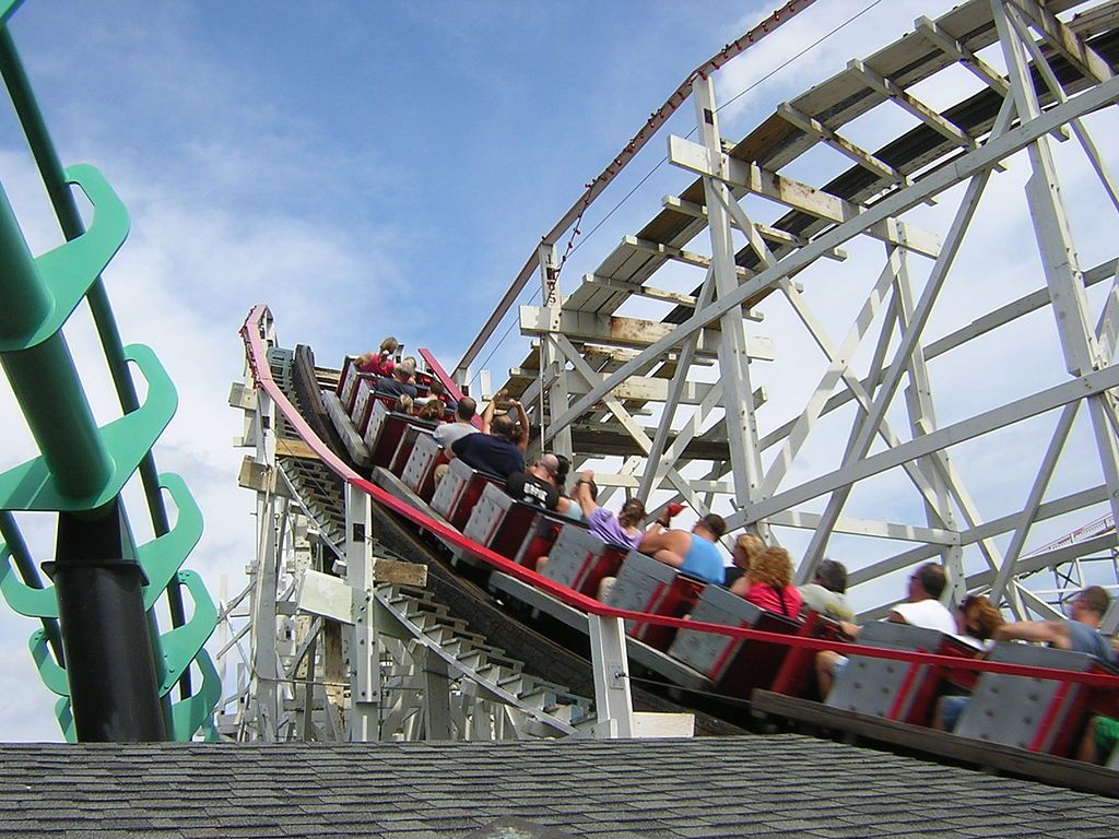 Thunderbolt ride at Kennywood