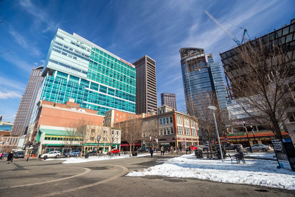 Daytime view of Market Square