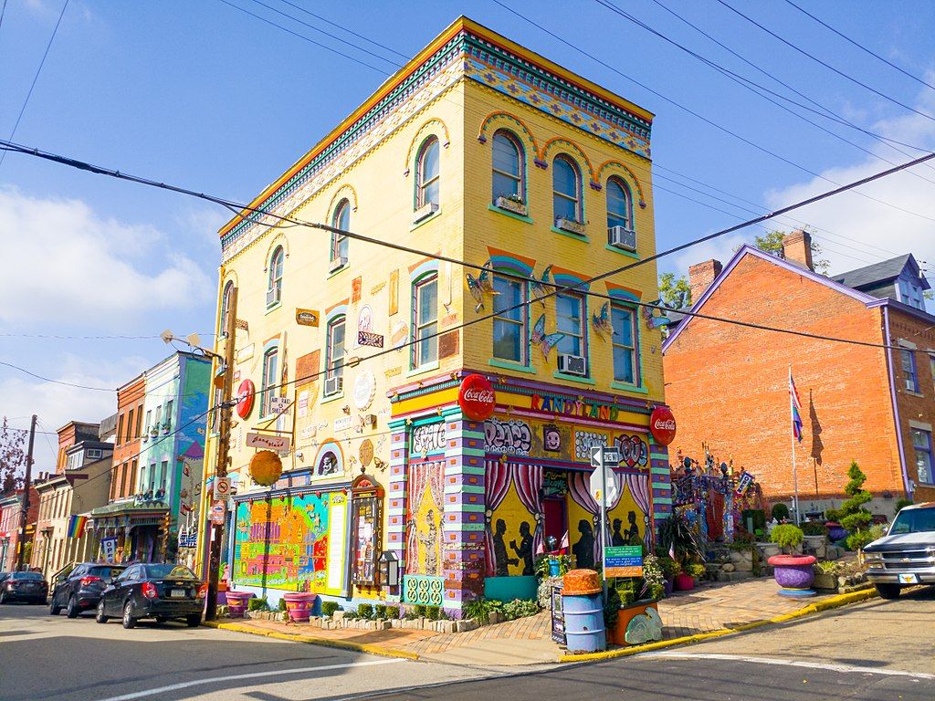 Colorful exterior of Randyland