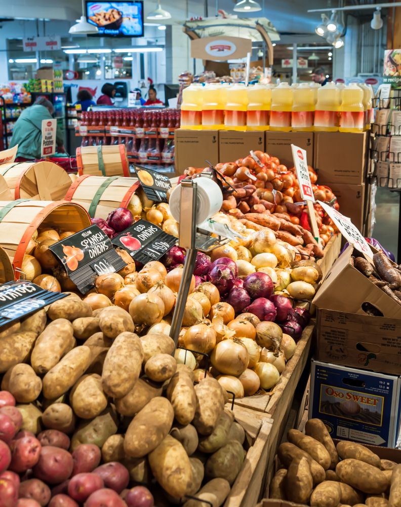 Fresh produce at The Strip District grocery