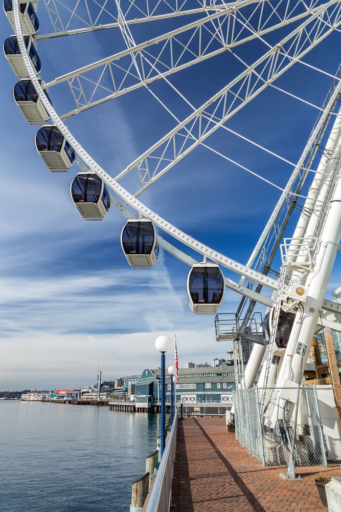 Gondolas of the Seattle Great Wheel