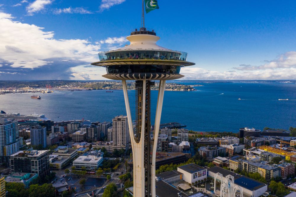 Top part of the Historic Space Needle