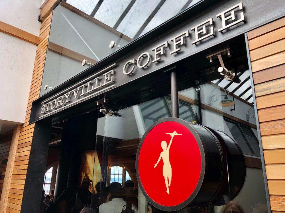 Exterior of Storyville Coffee