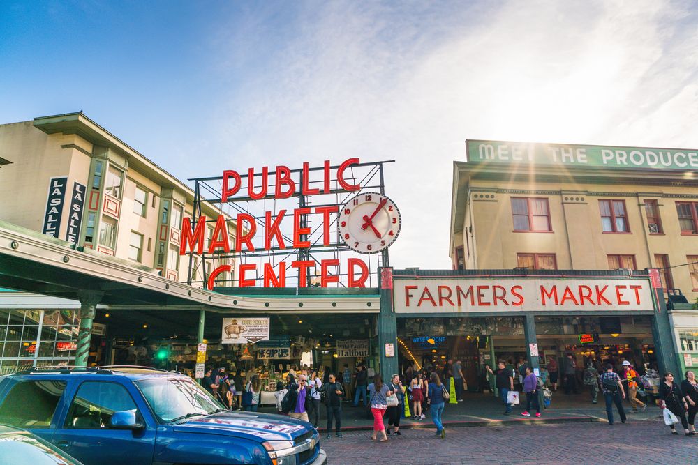 Exterior of Pike Place Market center