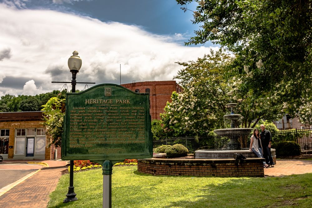 History marker of Heritage Park