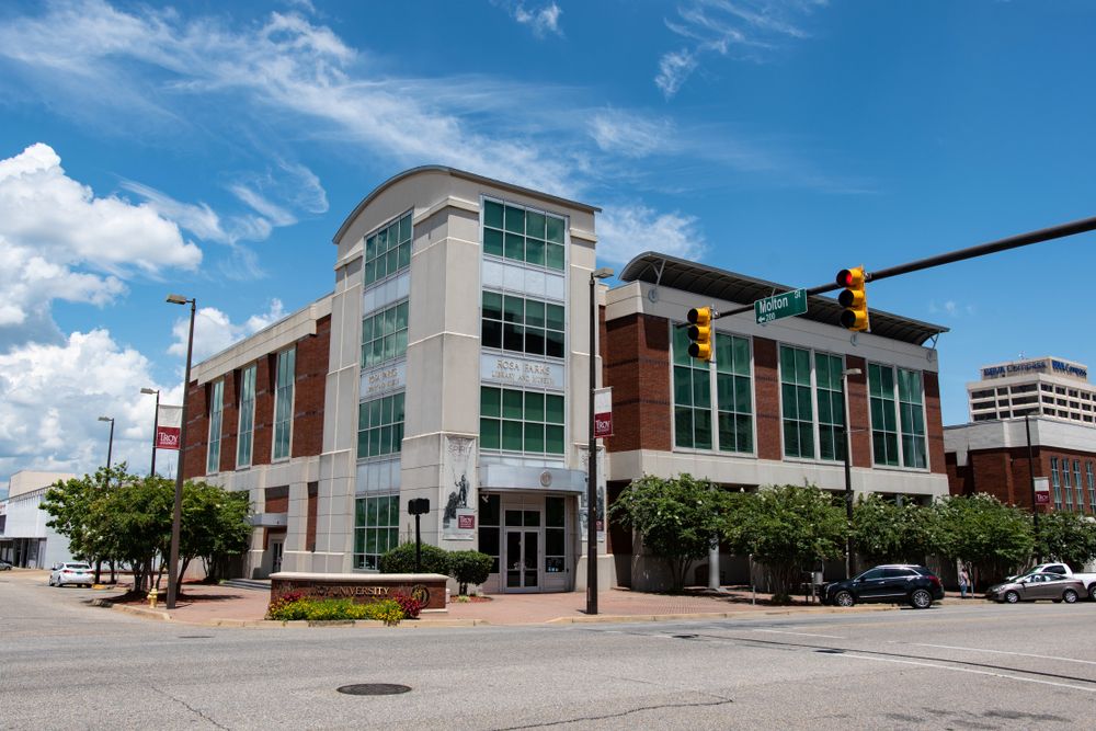 Exterior of Rosa Parks Museum