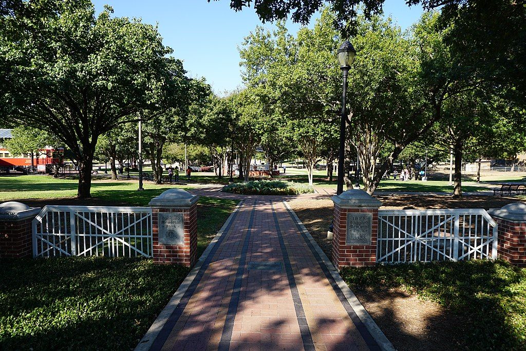 The grounds of Haggard Park