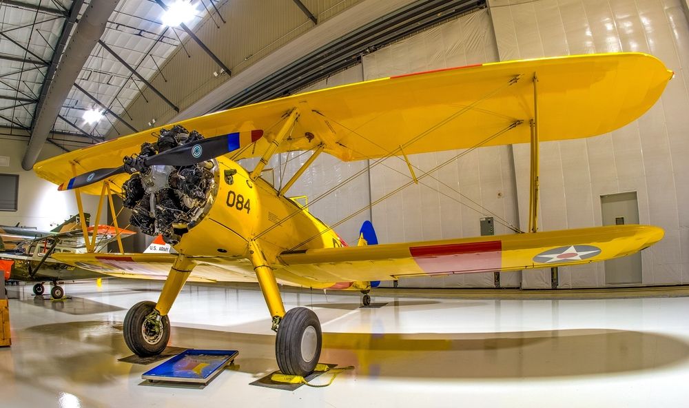 An aircraft in Lone Star Flight Museum