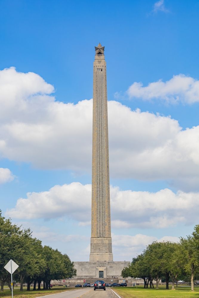 The monument at San Jacinto Battleground State Historic Site