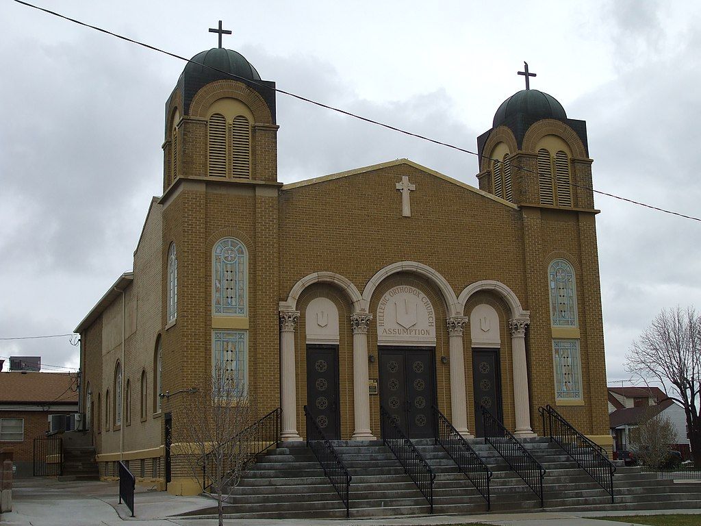 Exterior of Assumption Church Greek Orthodox Church