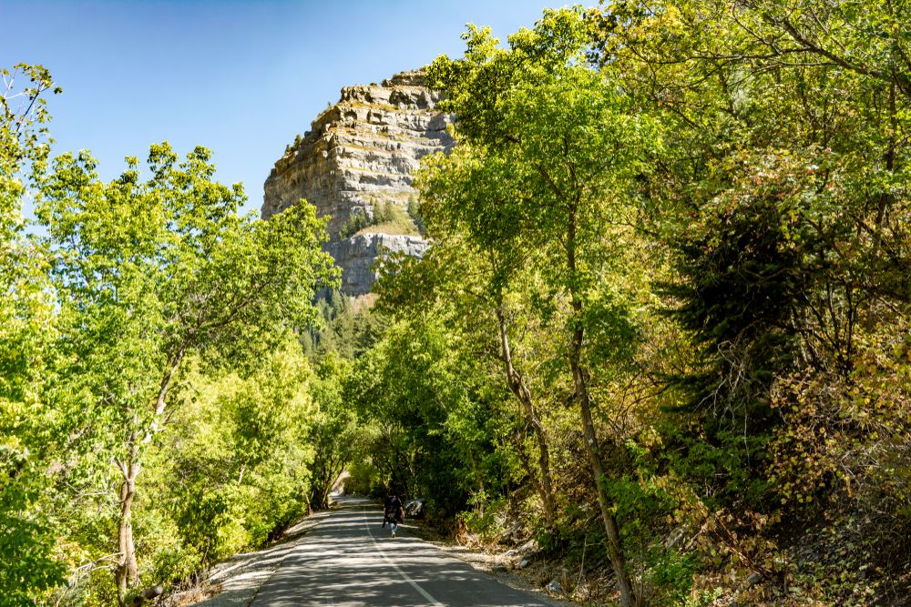 Trail leading to Bridal Veil Falls