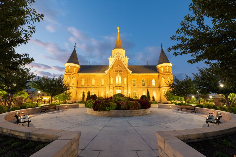Exterior of Provo City Center Temple