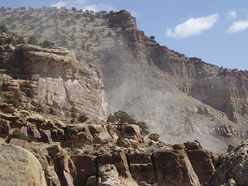 The rocky Nine Mile Canyon
