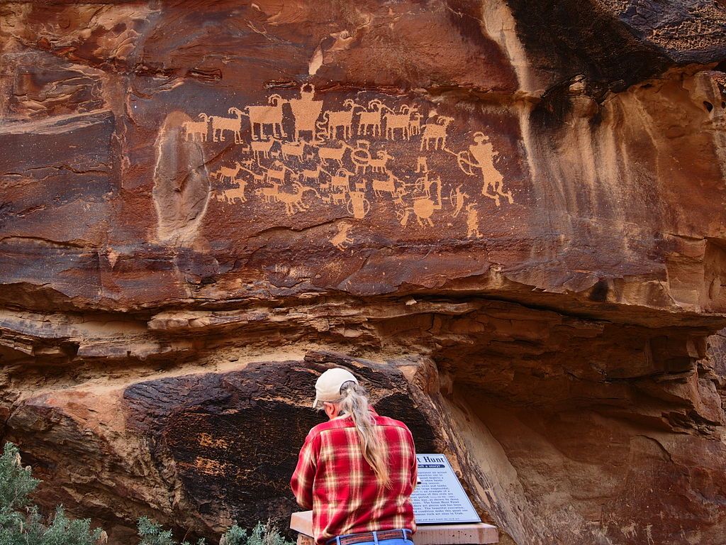 Petroglyphs at Nine Mile Canyon