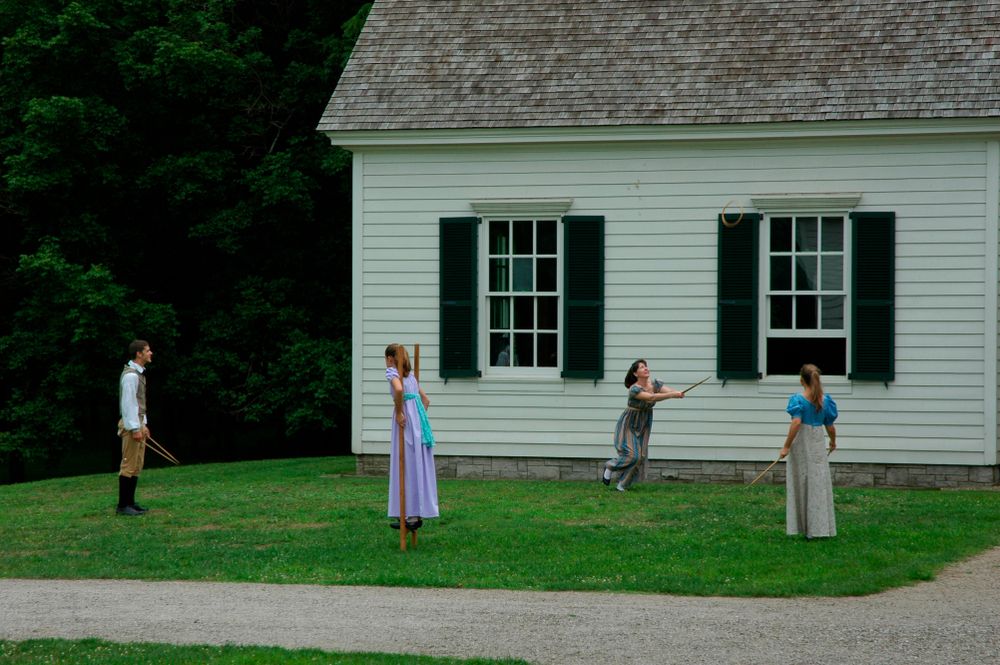 Children playing at Blennerhassett Island Historical State Park