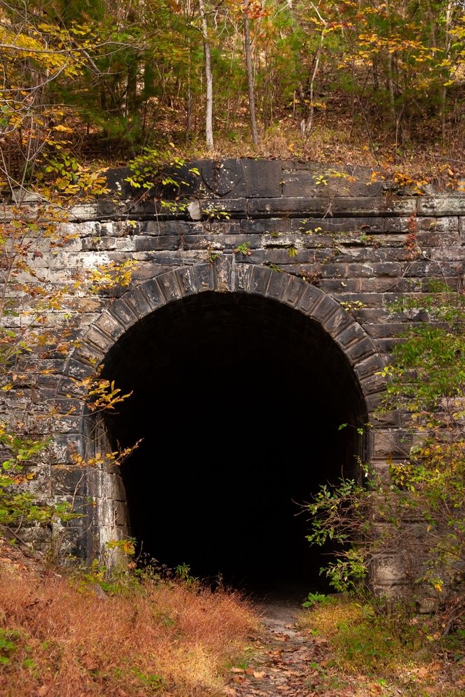 North Bend Rail Trail's tunnel