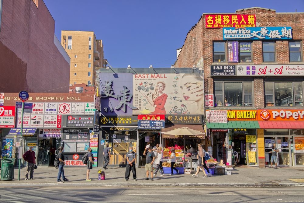 Buildings at Flushing Chinatown