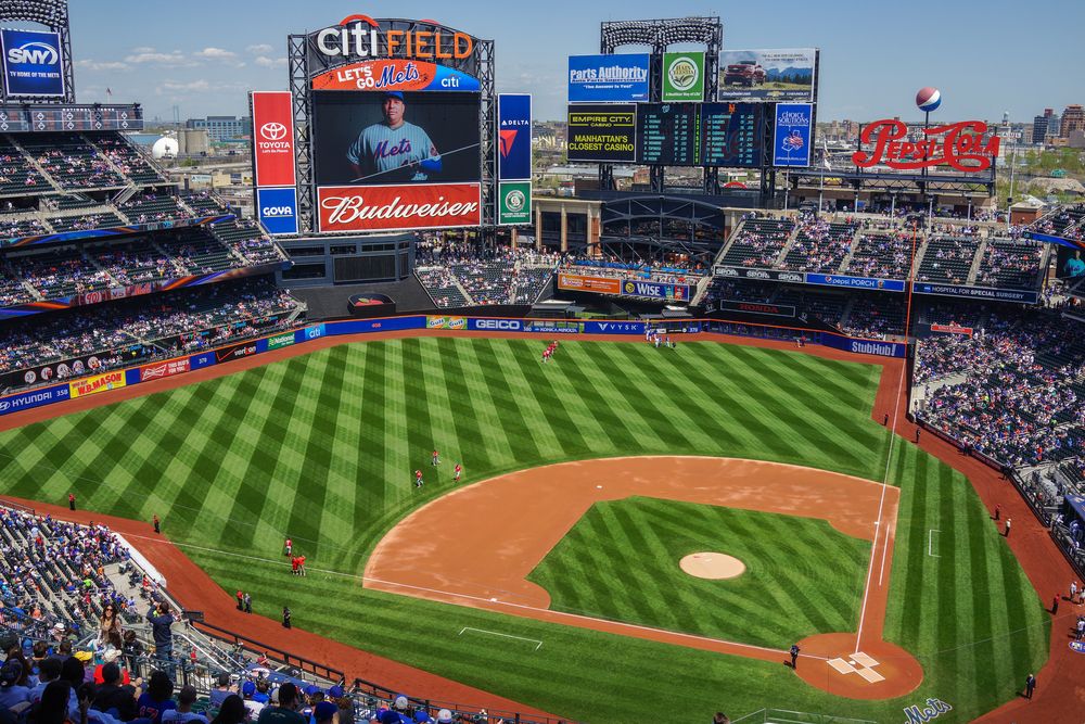 Aerial view of Citi Field