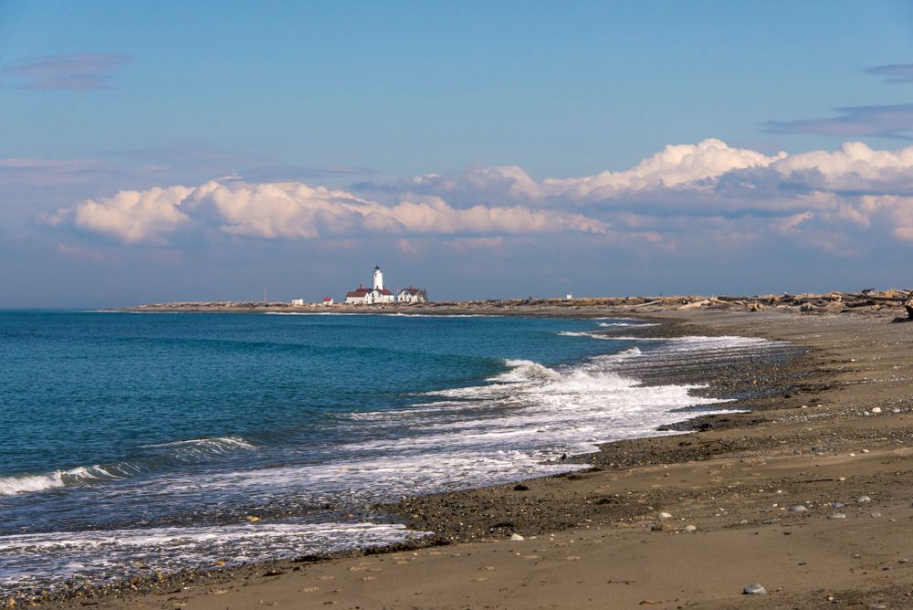 View of Dungeness National Wildlife Refuge