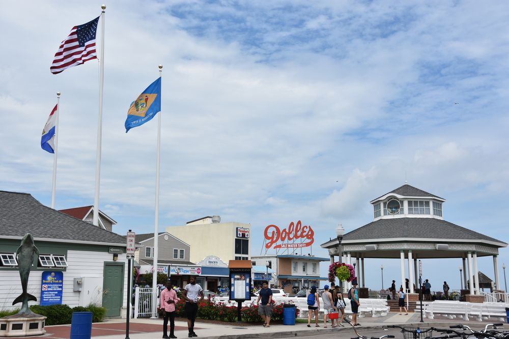A pavilion at Rehoboth Beach Boardwalk