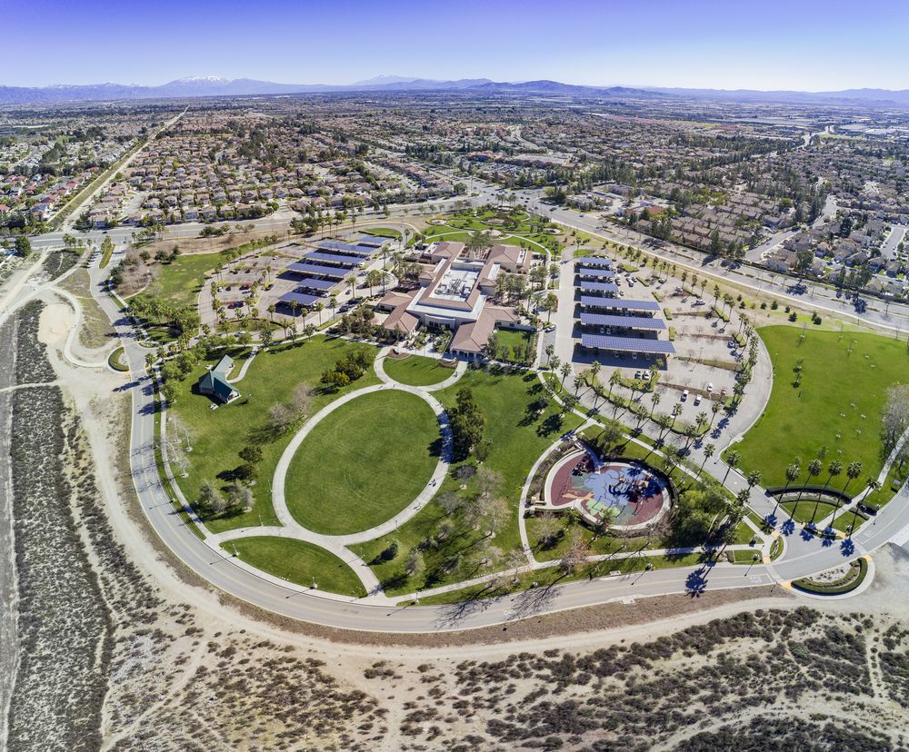 Aerial view of Central Park