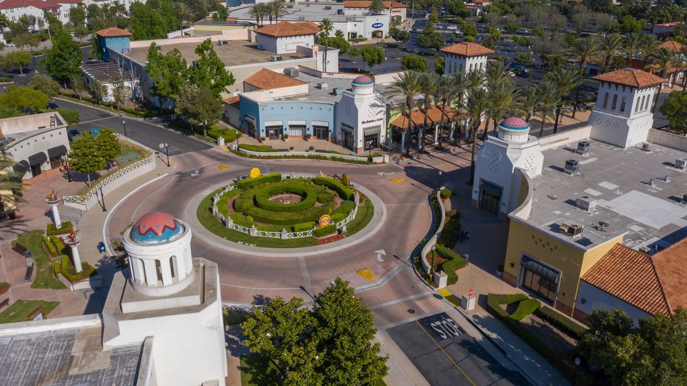 Aerial view of Terra Vista Town Center