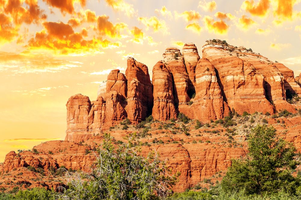 Chimney rock in Red Rock country, Sedona