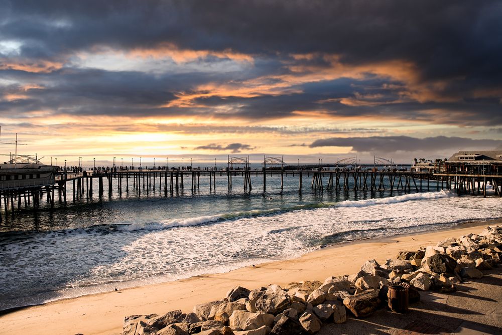 Sunset at Pleasure Pier