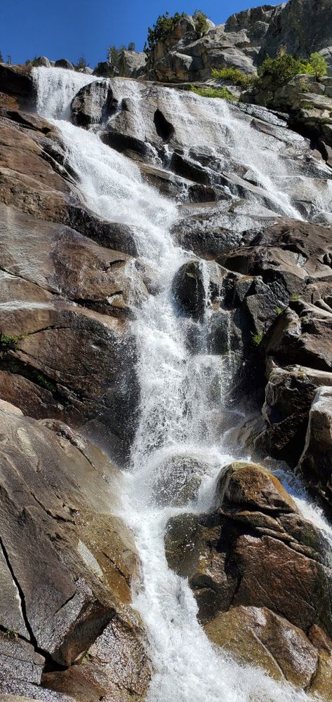 Closer view of the Tokopah Falls