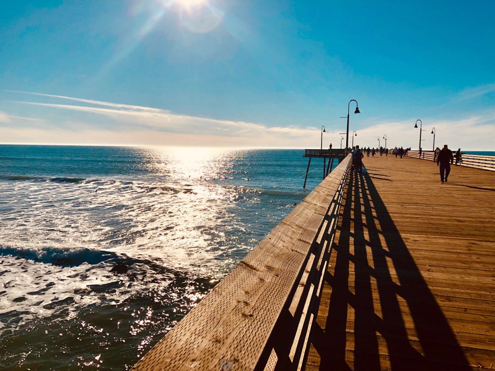 Walkway of Pismo Pier