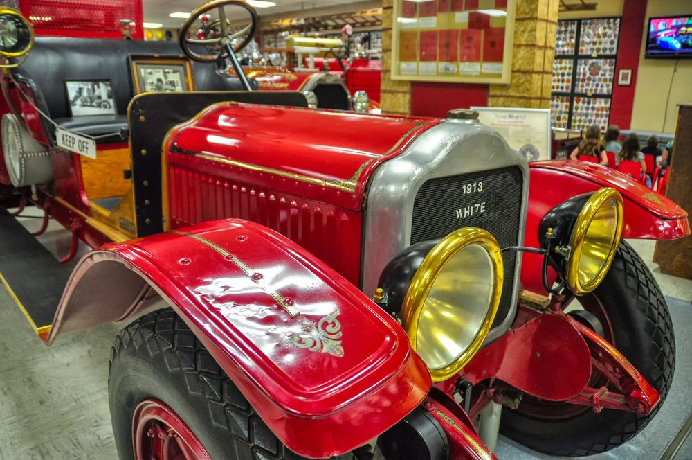 Fire Engine in the Oklahoma State Firefighters museum in Oklahoma City,
