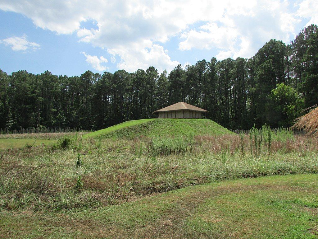 The grounds of Town Creek Indian Mound State Historic Site