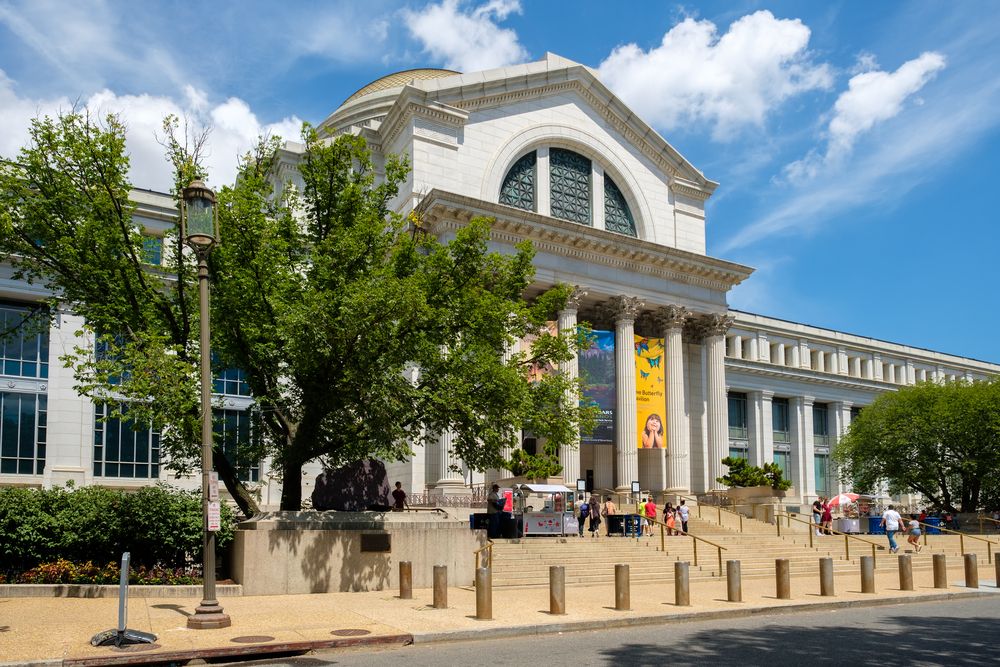 Outside of Smithsonian National Museum of Natural Science