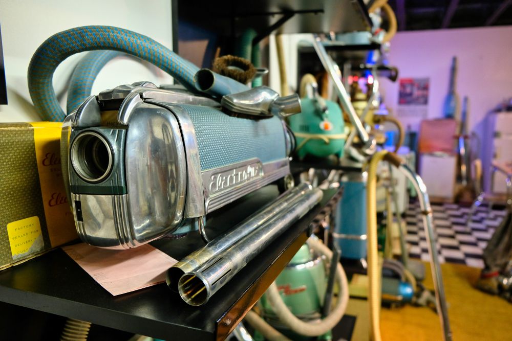 An old vacuum cleaner at Vacuum Cleaner Museum