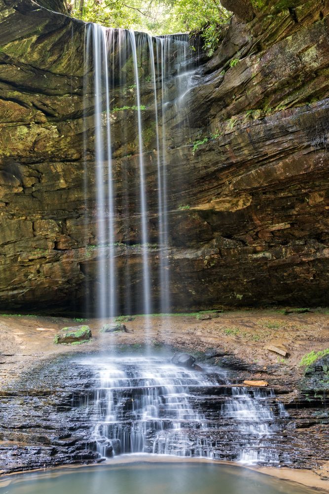 Northrup falls at Colditz Cove State Natural Area