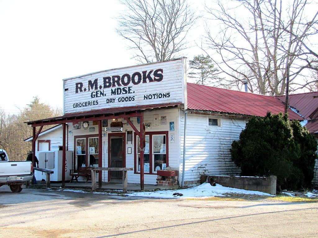 Exterior of the RM Brooks General Store