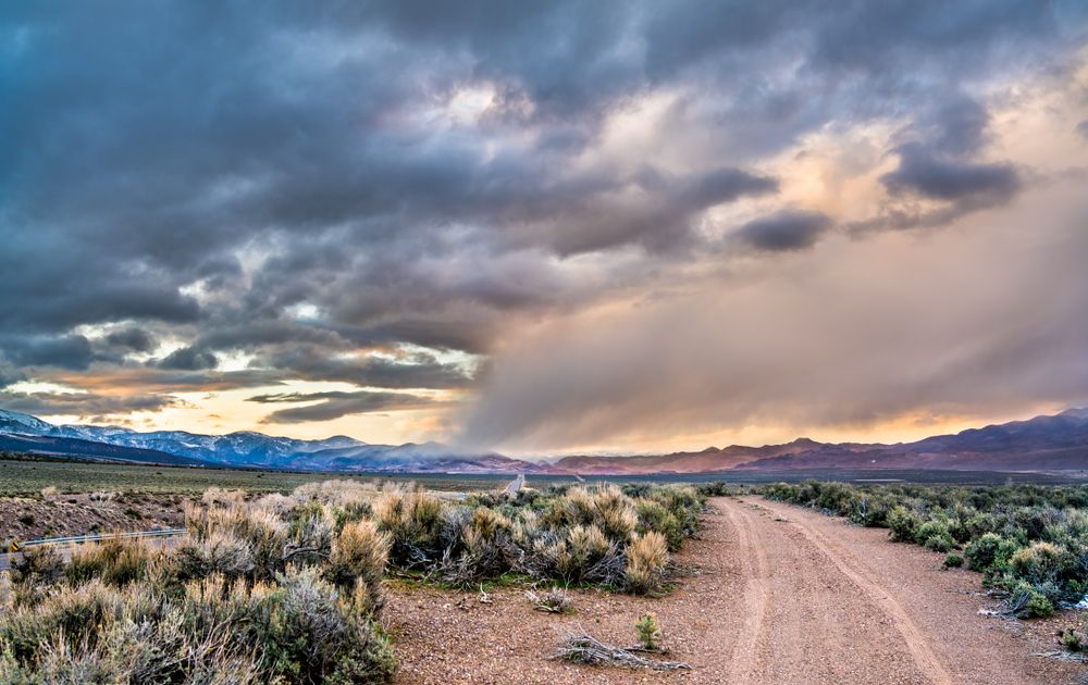 Scenic view of Fishlake National Forest
