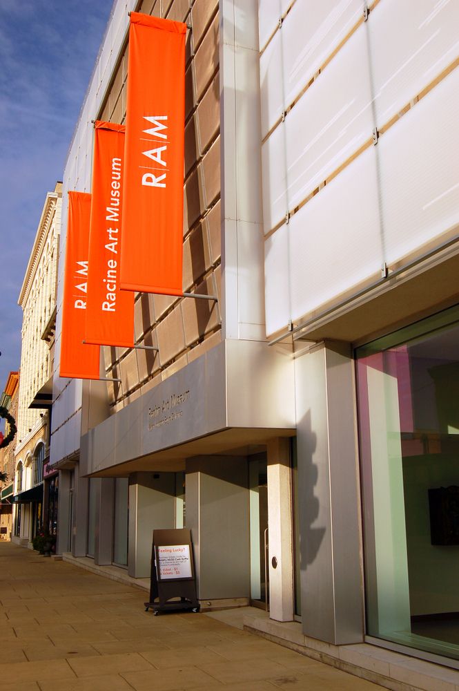 Entrance of Racine Art Museum