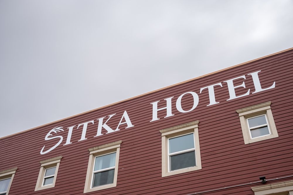 Building sign of Sitka Hotel