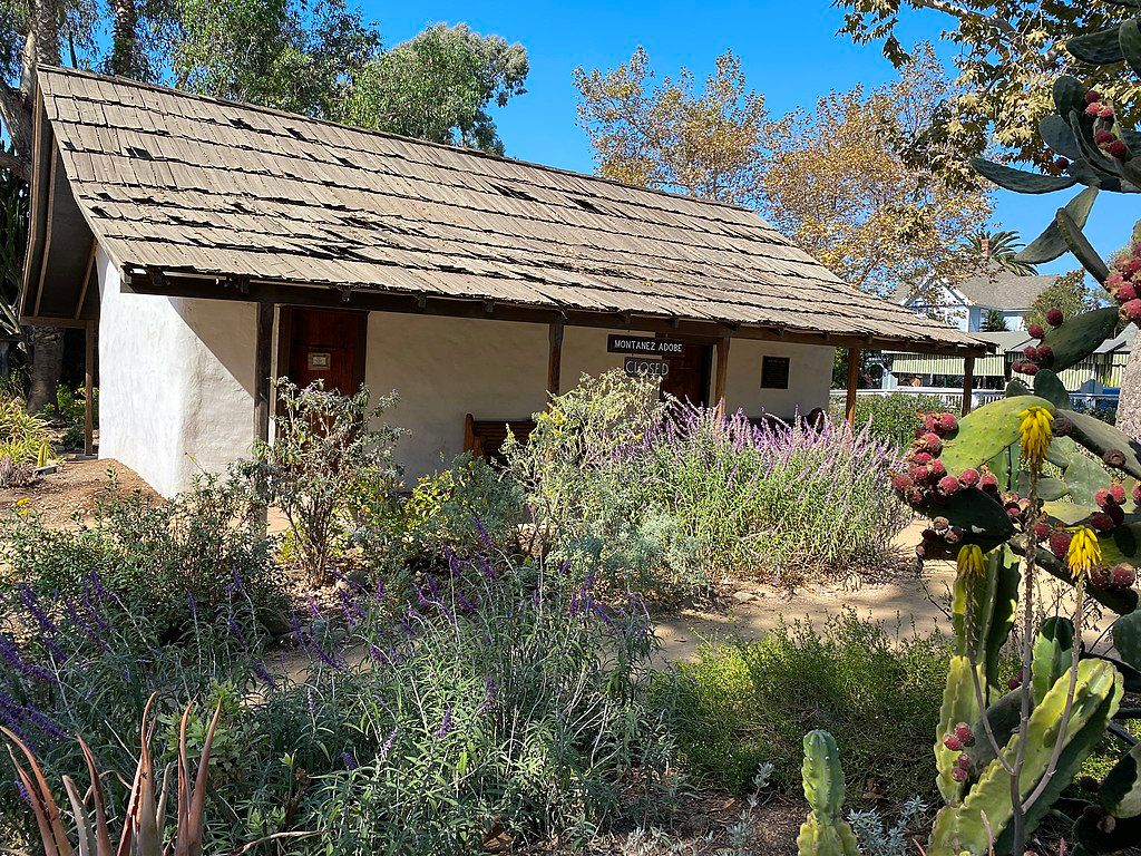 Exterior of Montanez Adobe.