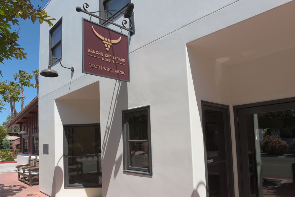 Exterior of Rancho Capistrano Winery.