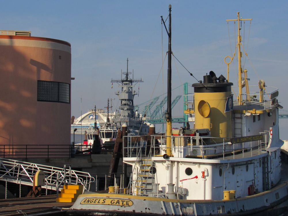 Vessels at Los Angeles Maritime Museum