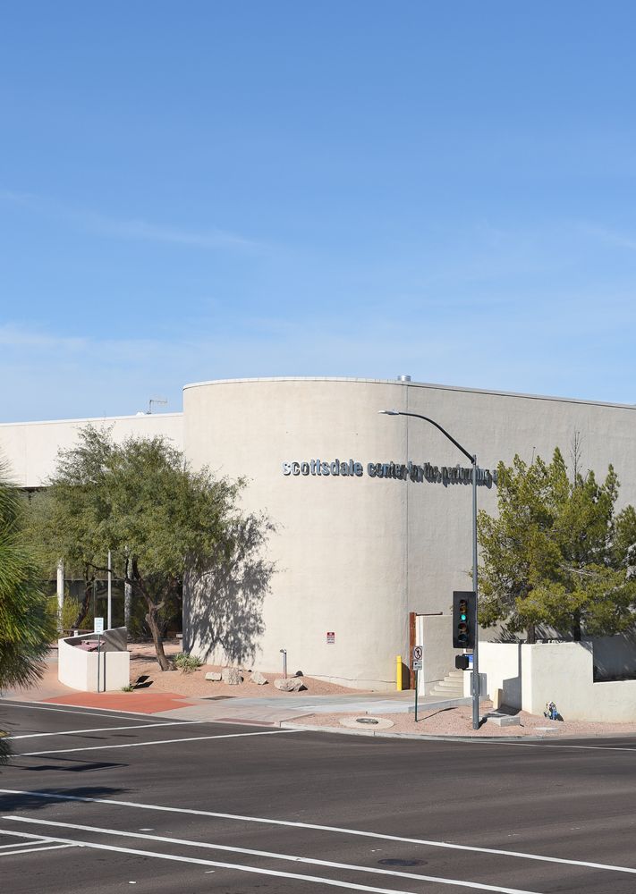 Exterior of the Scottsdale Center for the Performing Arts