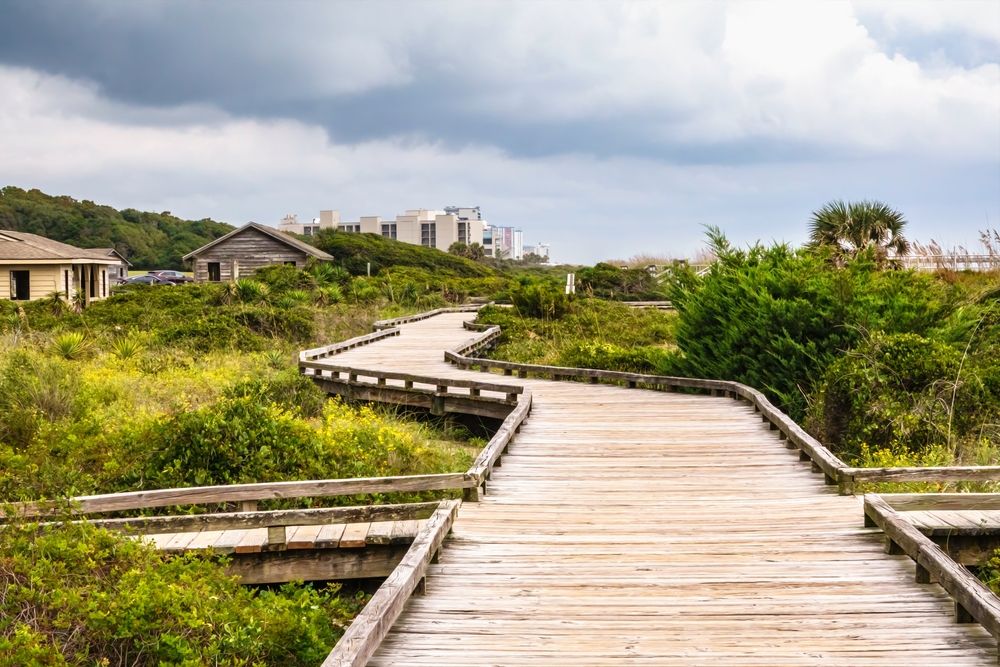 Boardwalk trail at Myrtle Beach State Park